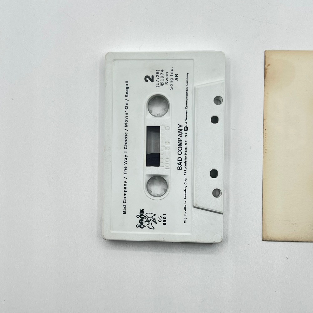 Bad Company‎ Cassette Tape Swan Song CS 8501 Vintage Rock Music Album - Picture 5 of 10